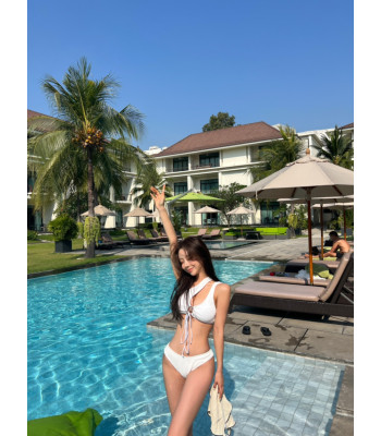 숄더 트임 비키니